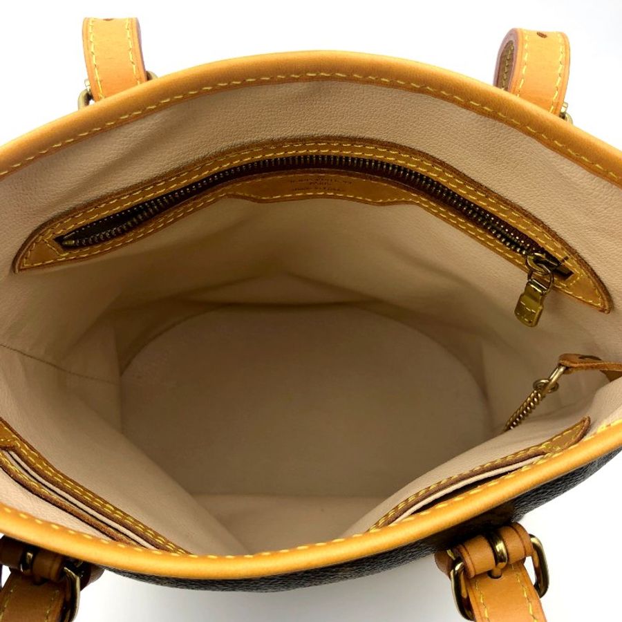 LOUIS VUITTON Bucket PM 經典老花水桶包,LV,肩背包,手提包,單肩包,二手真品,正品,現貨-11