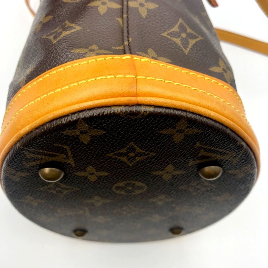 LOUIS VUITTON Bucket PM 經典老花水桶包,LV,肩背包,手提包,單肩包,二手真品,正品,現貨-18