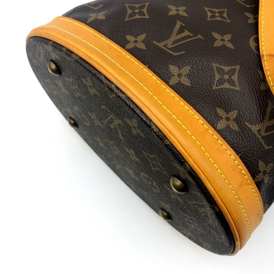 LOUIS VUITTON Bucket PM 經典老花水桶包,LV,肩背包,手提包,單肩包,二手真品,正品,現貨-20