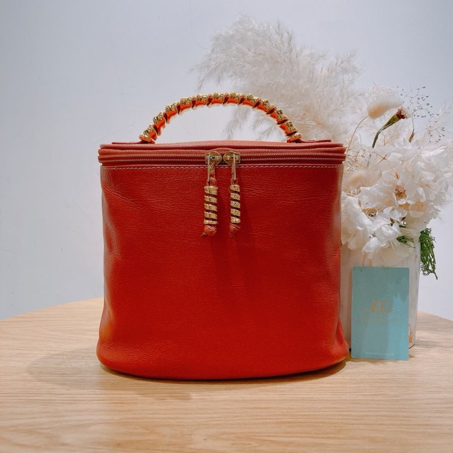 LOEWE 內爾威復古牛皮手拿包VINTAGE HANDLE BAG CALF SKIN-0