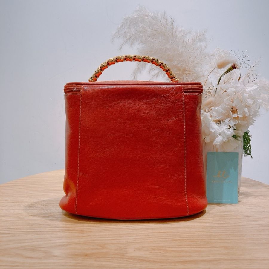 LOEWE 內爾威復古牛皮手拿包VINTAGE HANDLE BAG CALF SKIN-1