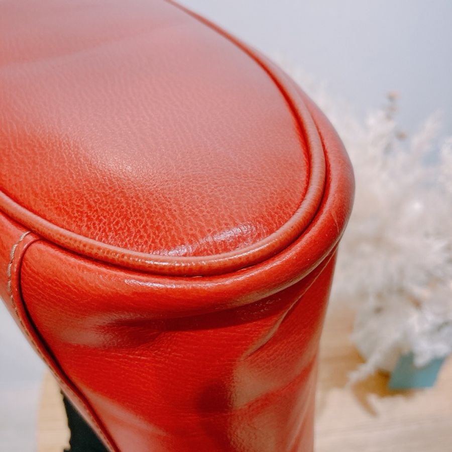 LOEWE 內爾威復古牛皮手拿包VINTAGE HANDLE BAG CALF SKIN-10