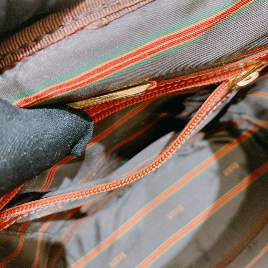 LOEWE 內爾威復古牛皮手拿包VINTAGE HANDLE BAG CALF SKIN-14