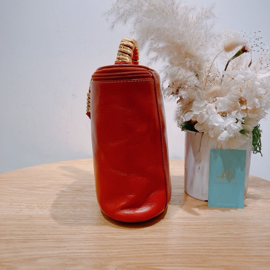 LOEWE 內爾威復古牛皮手拿包VINTAGE HANDLE BAG CALF SKIN-18