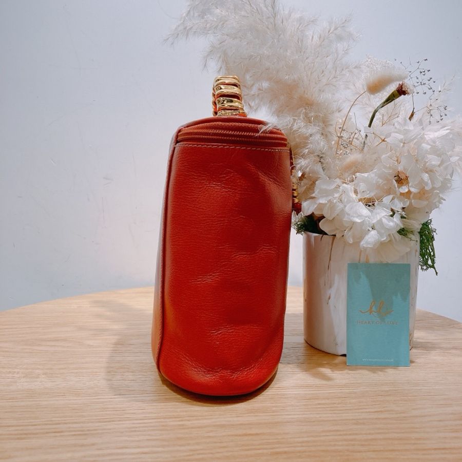 LOEWE 內爾威復古牛皮手拿包VINTAGE HANDLE BAG CALF SKIN-19
