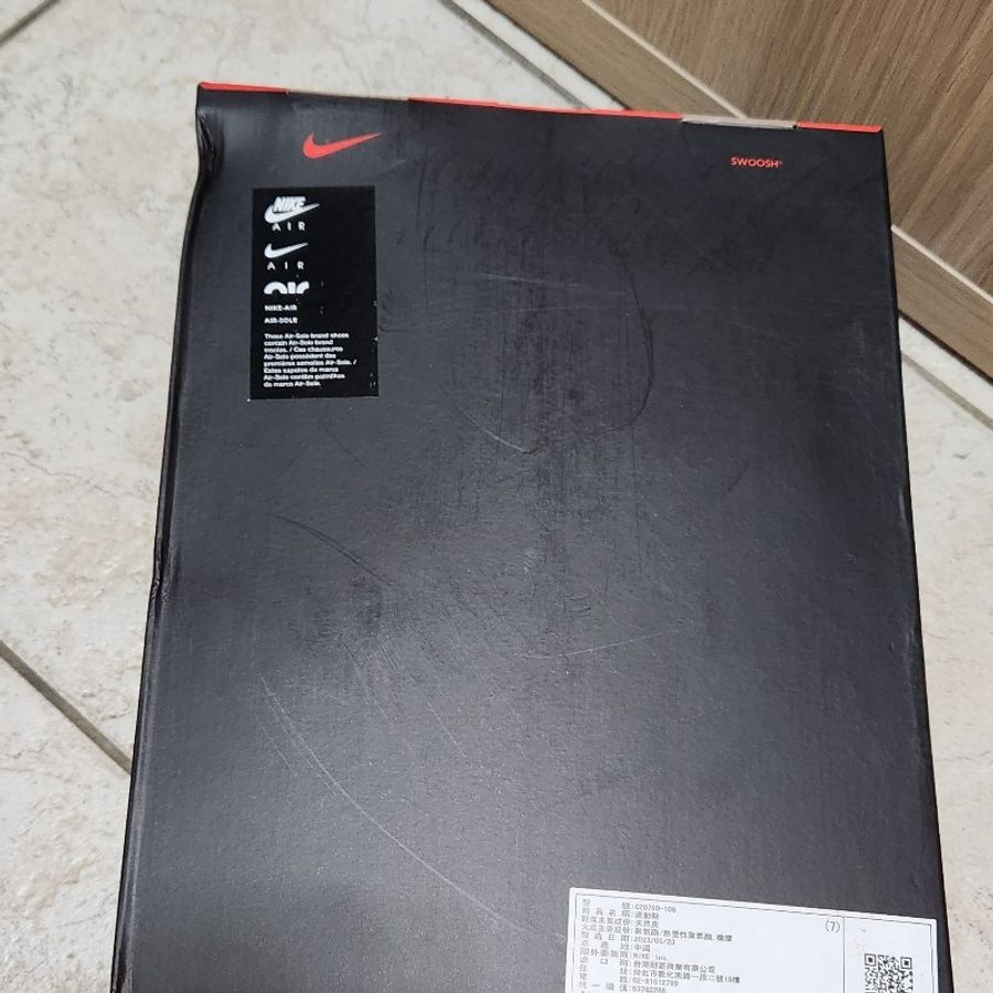 全新 Nike Air Jordan 1 Retro Low OG 男鞋 Black Toe AJ1 全新未試穿落地 US9 附鞋盒鞋帶-22