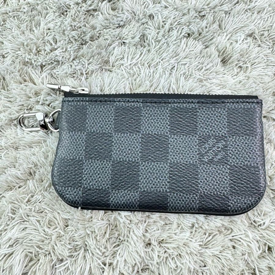 LV N50017 TRIO棋盤格LOGO Damier Graphite帆布男士三合一斜背郵差包(黑灰) ⭕️晶片款⭕️近新閒置品⭕️-34