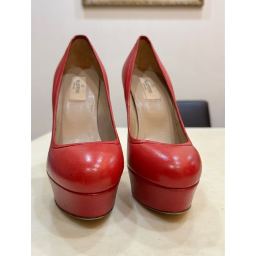 VALENTINO 小羊皮高跟娃娃鞋-9