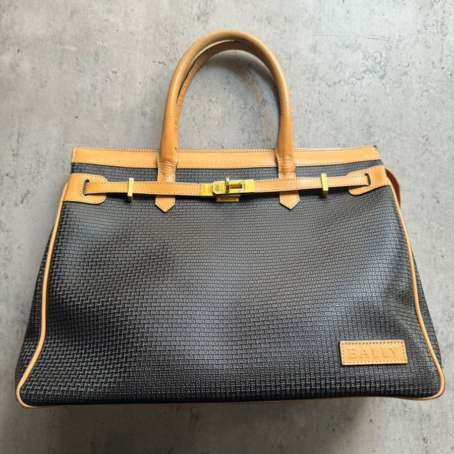 中古美品 Bally 柏林包 Birkin Bag 中性包-2