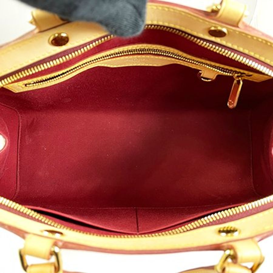 LV紫紅色漆皮 VERIUS BREA 手提/斜背兩用包 M91690-5