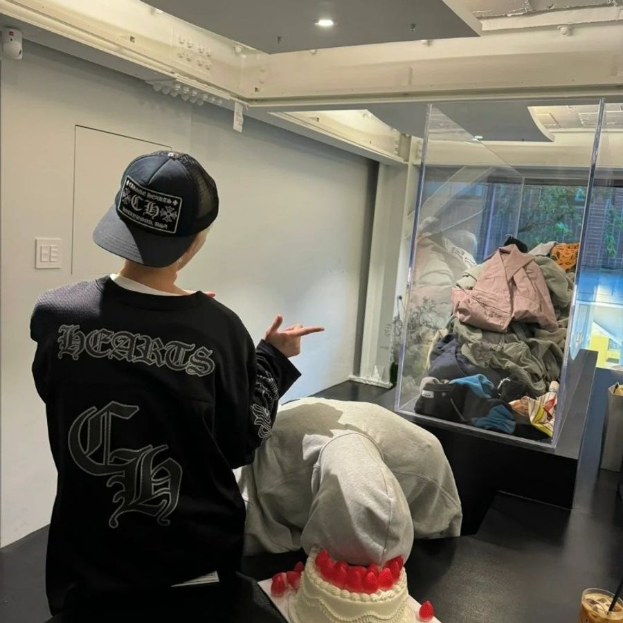 Chrome Hearts 克羅心經典款刺繡梵文logo帽子-11