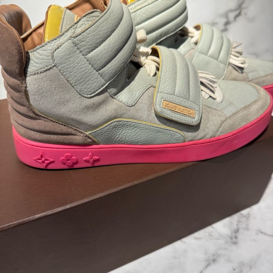 Louis Vuitton Jaspers Kanye Patchwork Zen Grey Pink-1