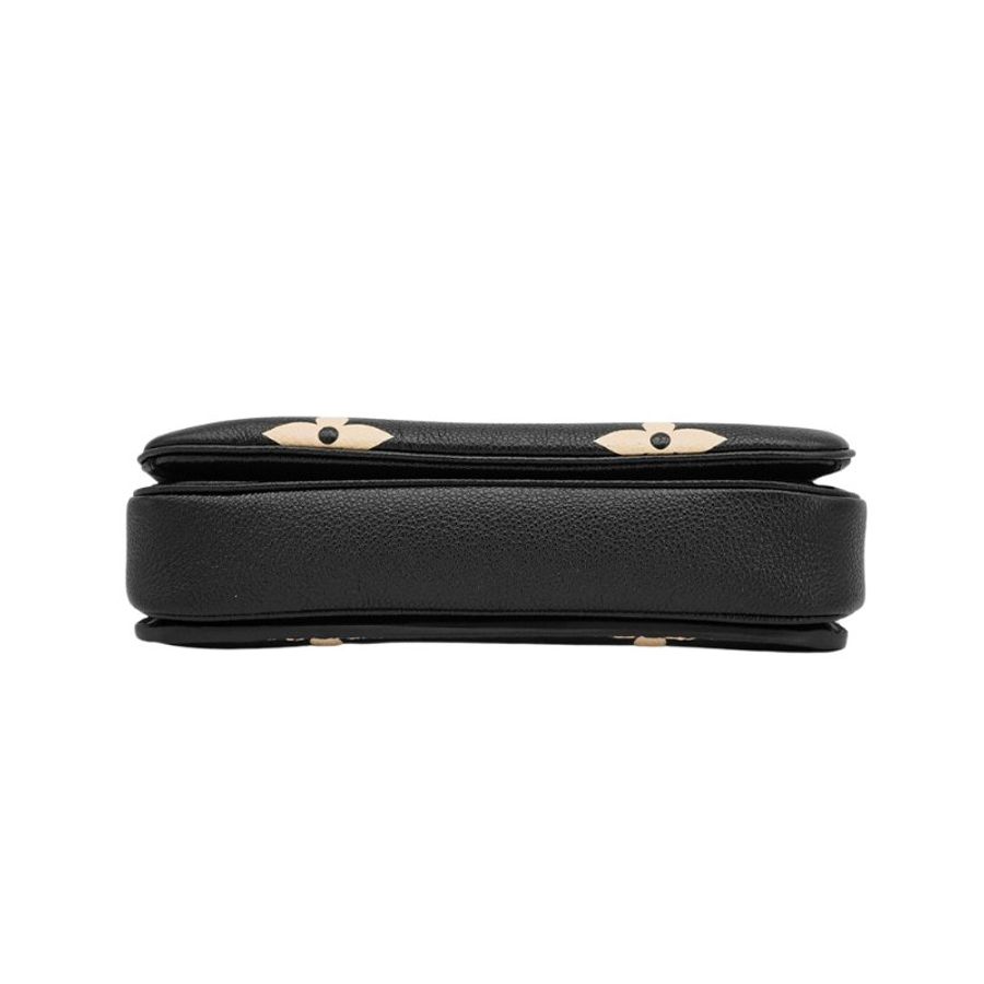 Louis Vuitton Pochette Métis 壓花粒面牛皮雙色郵差包(M45773-黑)-5
