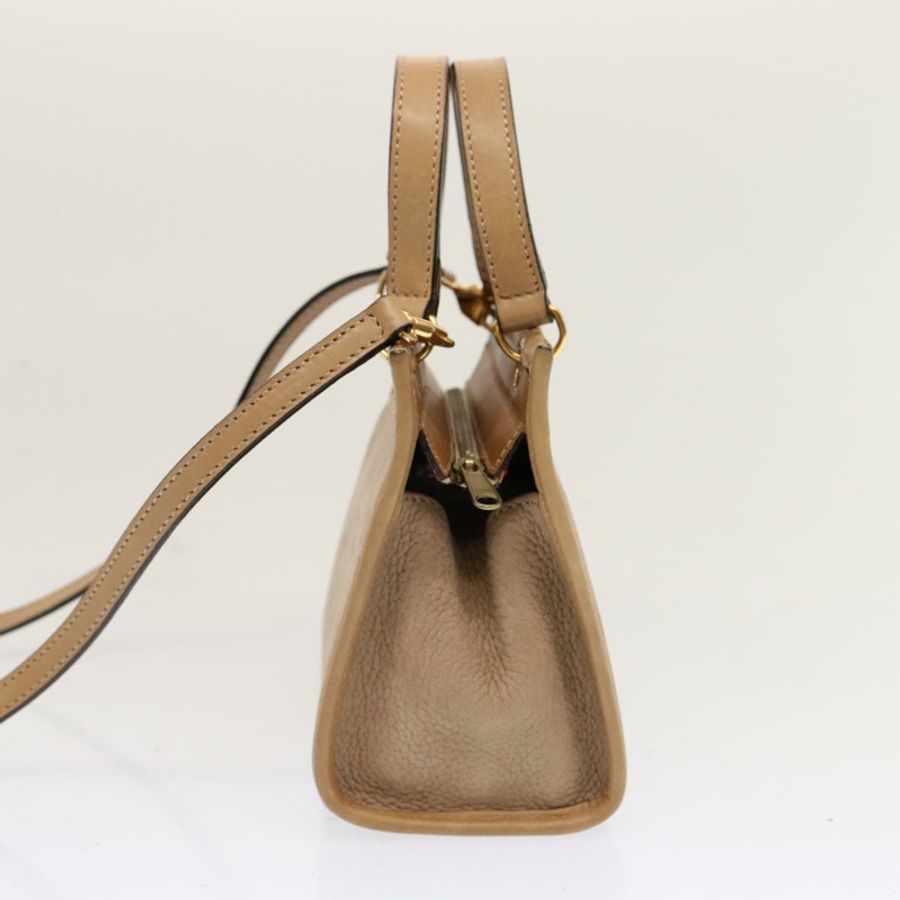 【日本直送】CELINE 手提包 皮革 2way 米色 正品 69861-3