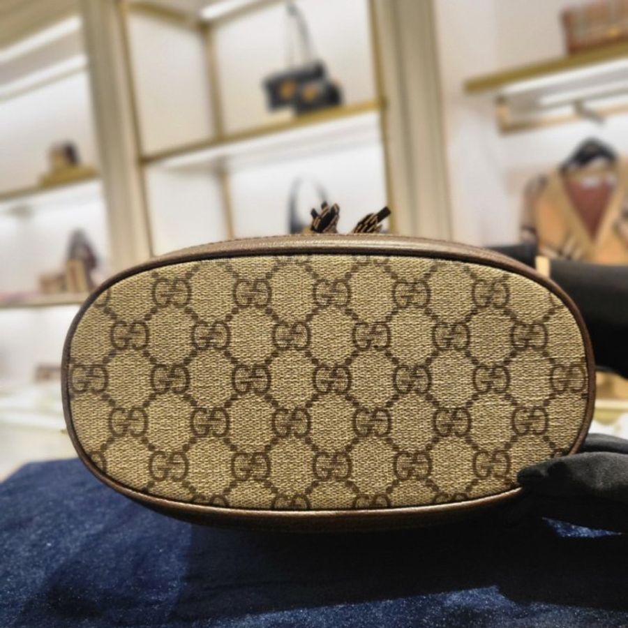 Gucci 550621 GG Ophidia Supreme 中款水桶包《當季專櫃正售★全新商品 》-10