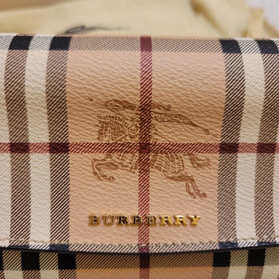 Burberry 經典戰馬格紋雙層長夾-2