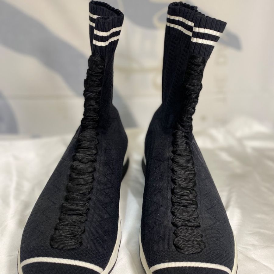 《幾乎全新》FENDI 編織布鞋-2