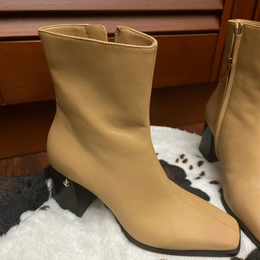 Jimmy Choo Bryelle 65真皮短靴-6