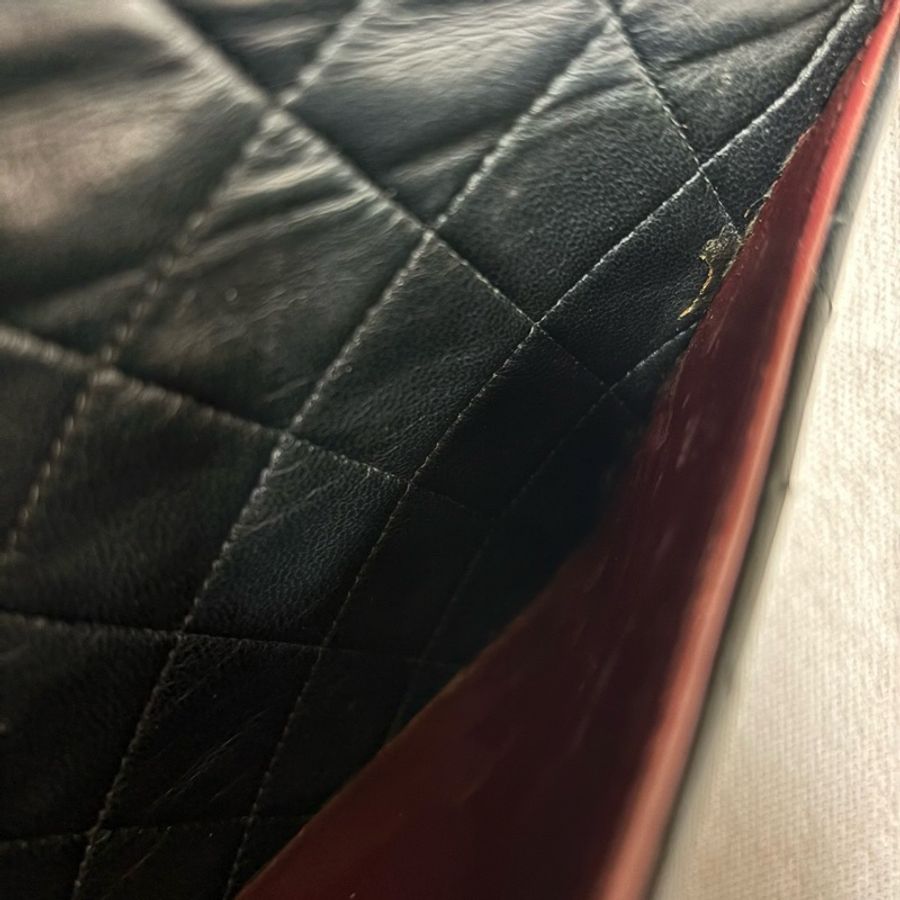 Chanel vintage 羊皮翻蓋包-16
