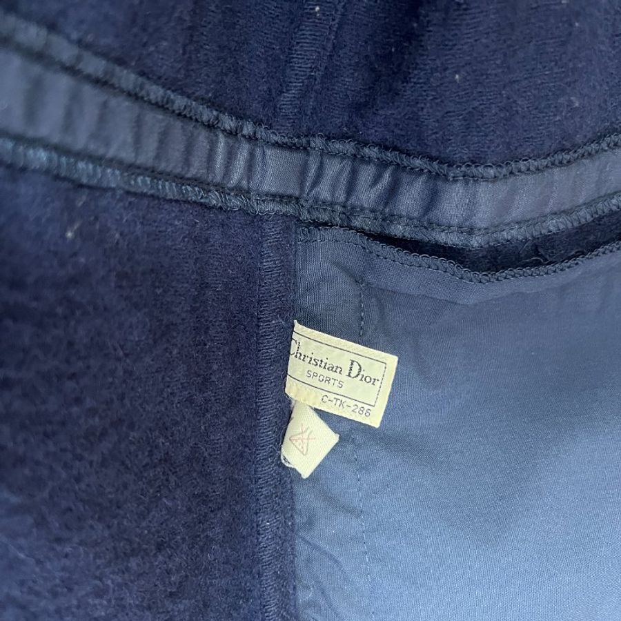 DIOR navy vintage jacket vest 2 ways 外套 背心 2種穿法 日本中古vintage-4