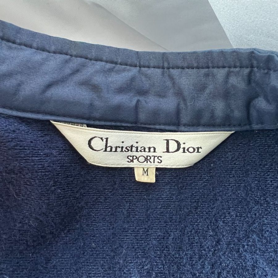 DIOR navy vintage jacket vest 2 ways 外套 背心 2種穿法 日本中古vintage-8