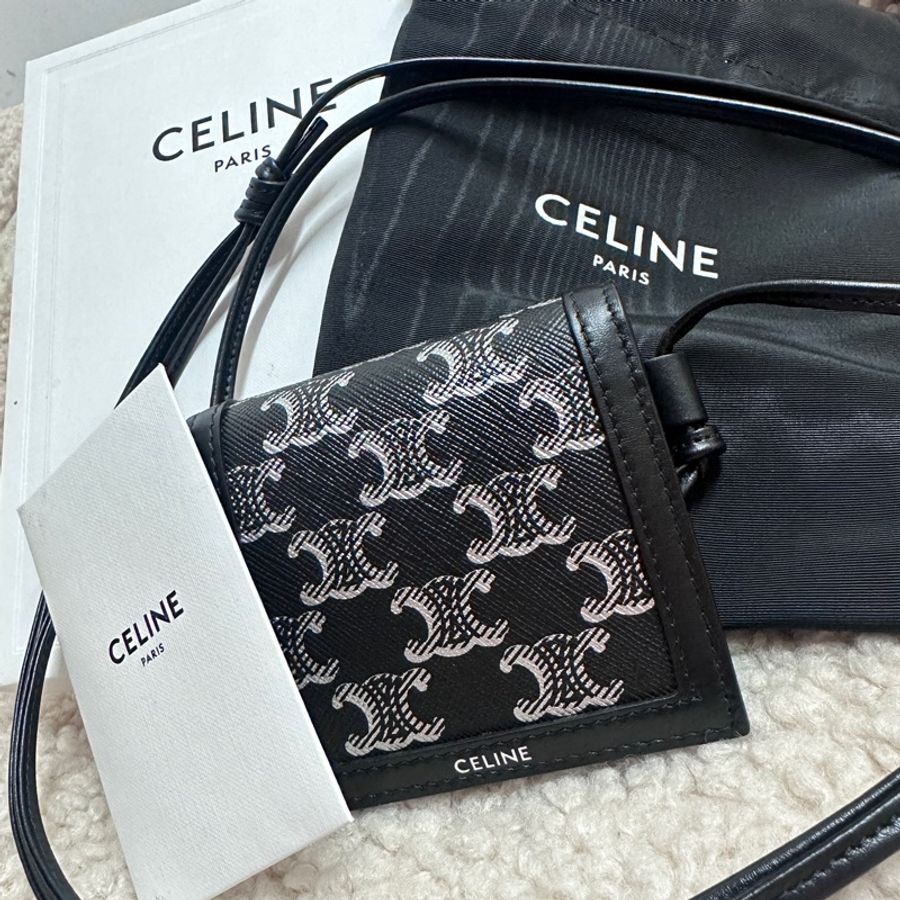 CELINE皮革Mini斜背-0