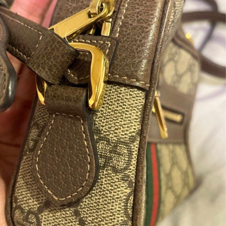 Gucci ophidia 老花 相機包 斜背包-10