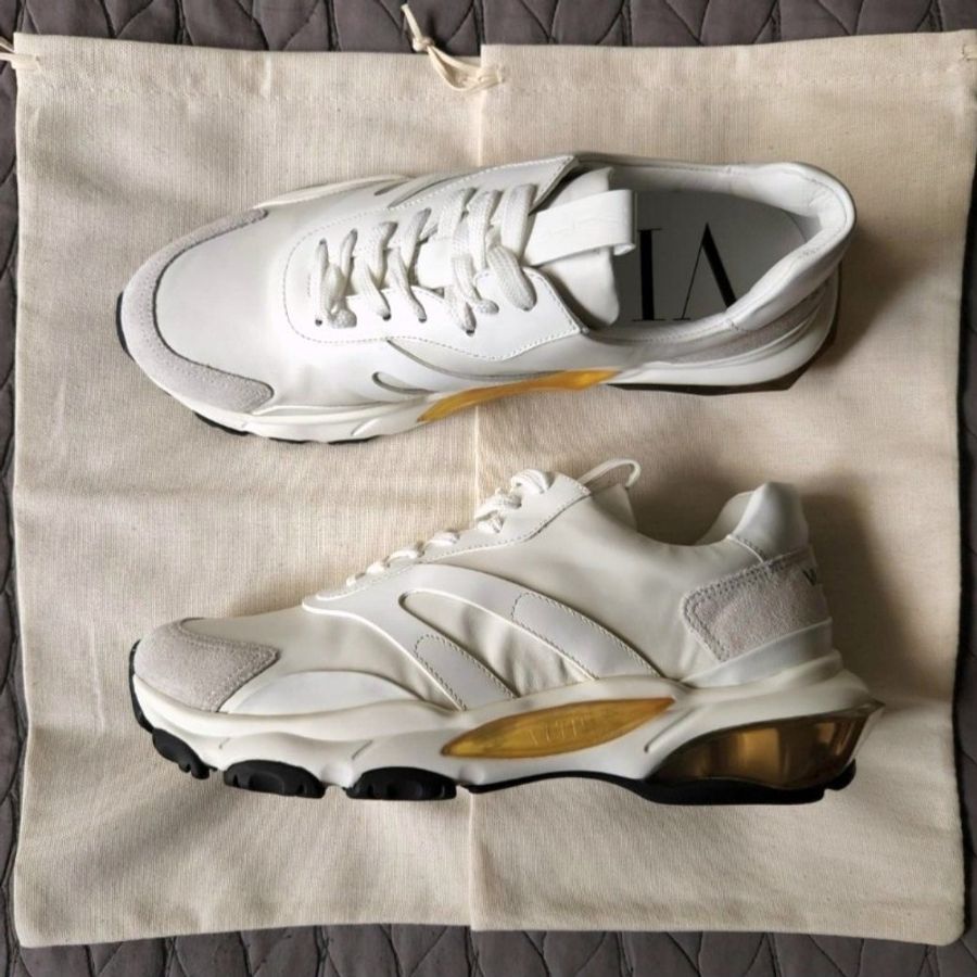 Valentino Bounce Calfskin Sneakers-1