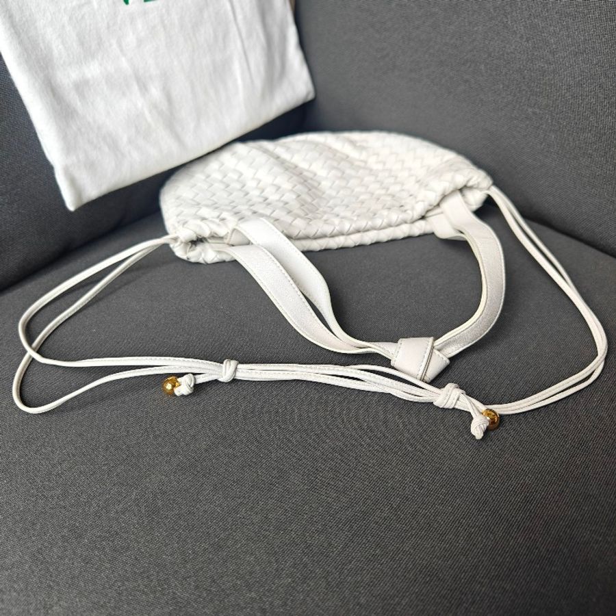 Bottega Veneta BV 編織 手提包 經典 扭結 白色 小燈泡 編織 兩用 肩揹包 斜揹包 雲朵包 空氣包-16