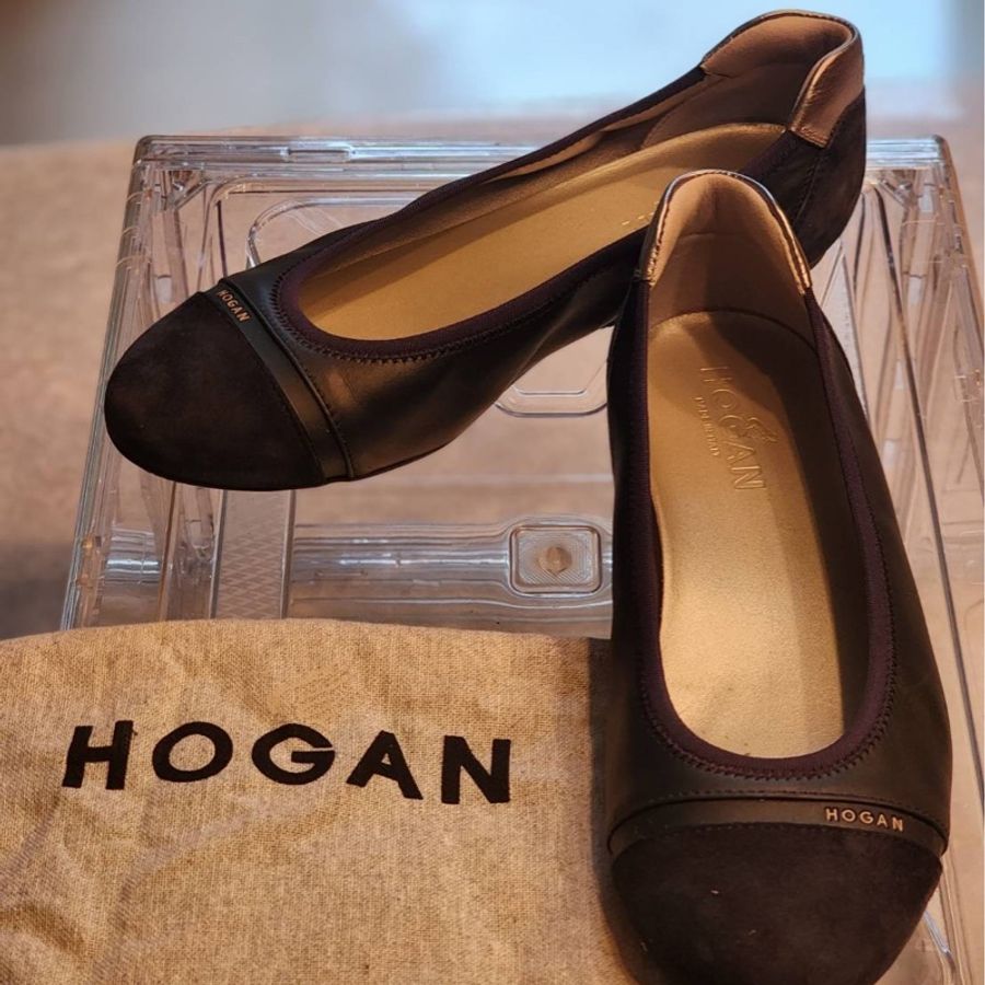 Hogan典雅平底鞋-1