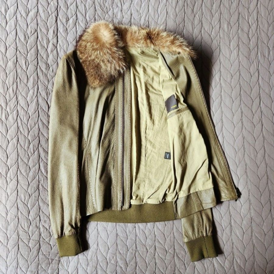 Fendi Leather Jacket-1