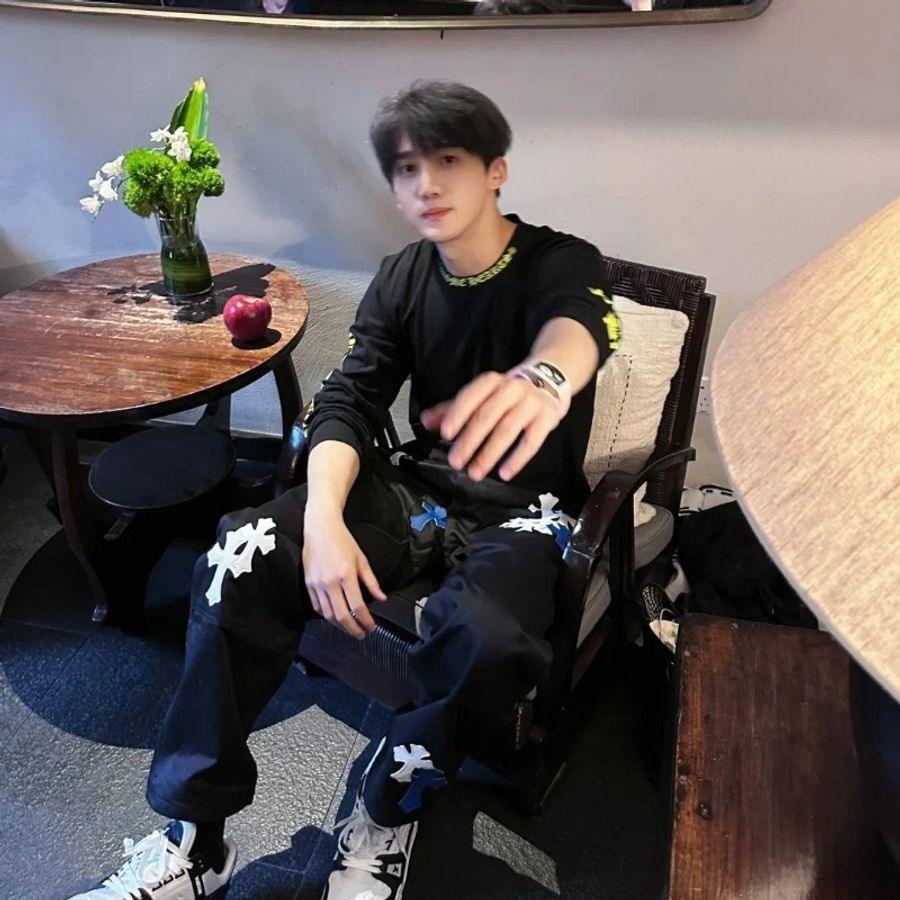 Chrome Hearts 克羅心2024新款熒光黃梵文長袖-7