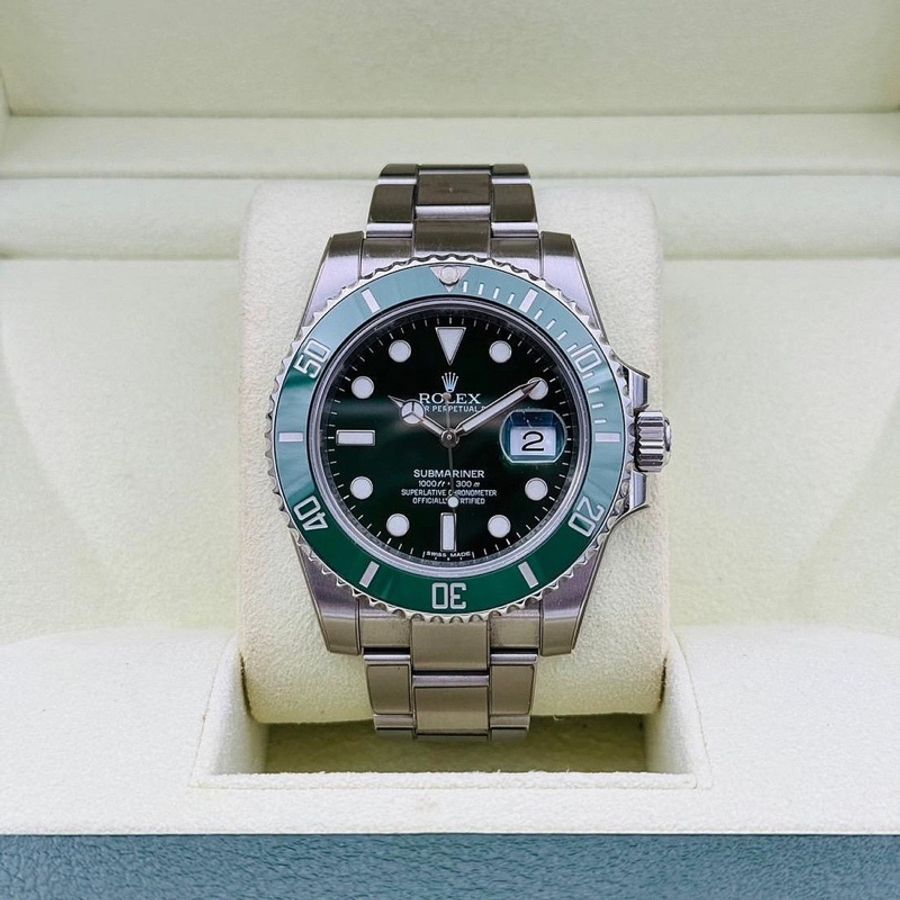 ROLEX 勞力士 Submariner 116610LV 潛航者 綠水鬼 陶瓷框 全綠水鬼 自動上鍊 40mm-0