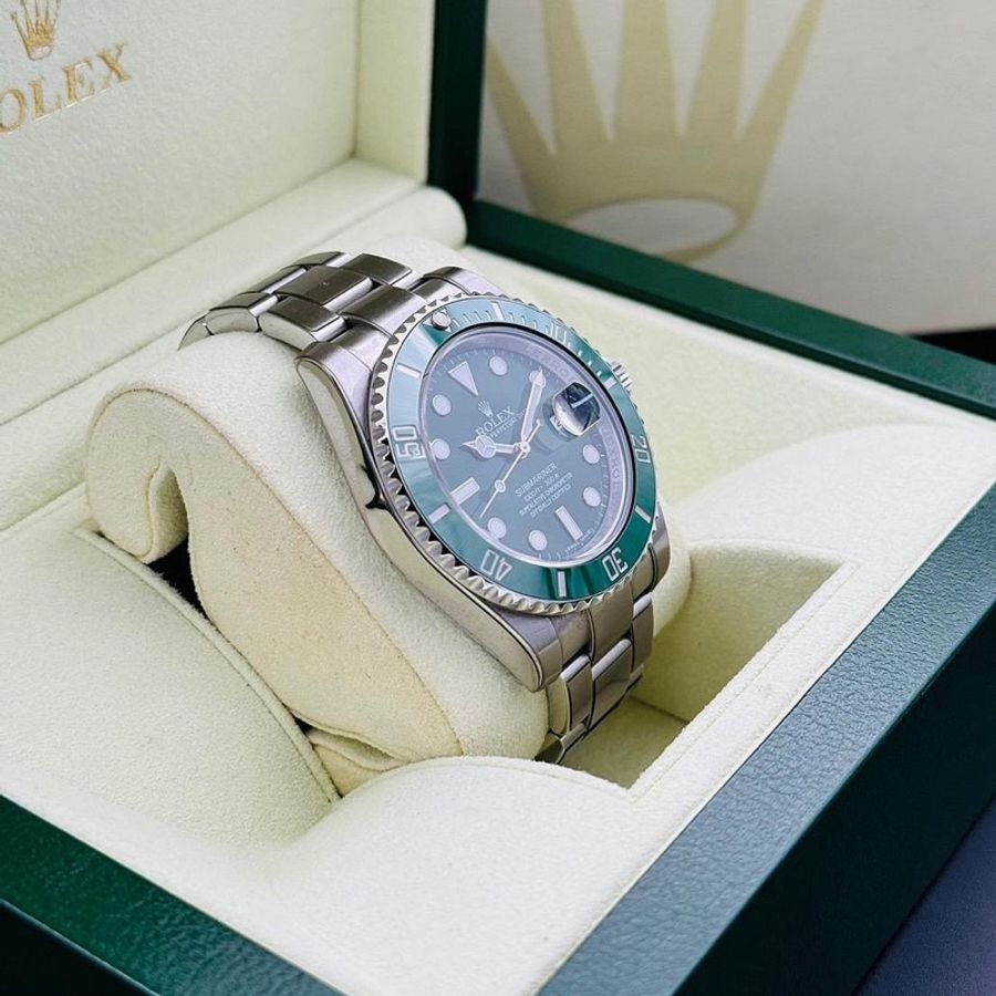 ROLEX 勞力士 Submariner 116610LV 潛航者 綠水鬼 陶瓷框 全綠水鬼 自動上鍊 40mm-2