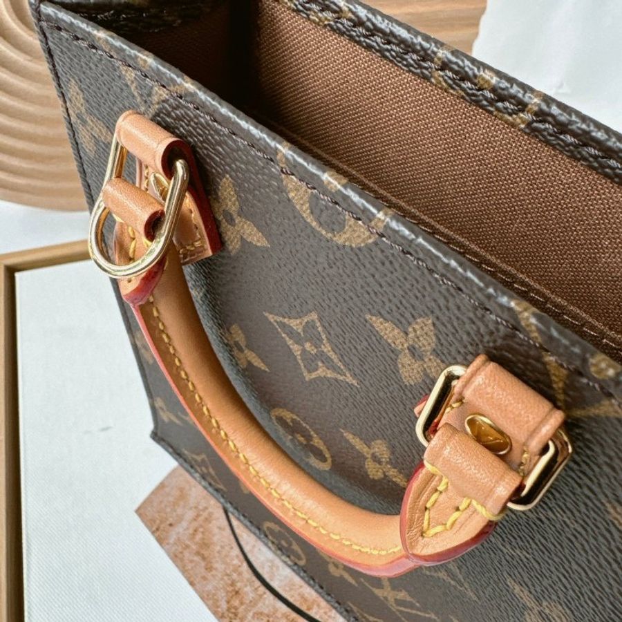 Louis Vuitton Monogram Petit Sac Plat 迷你二用琴譜包 M81295-6