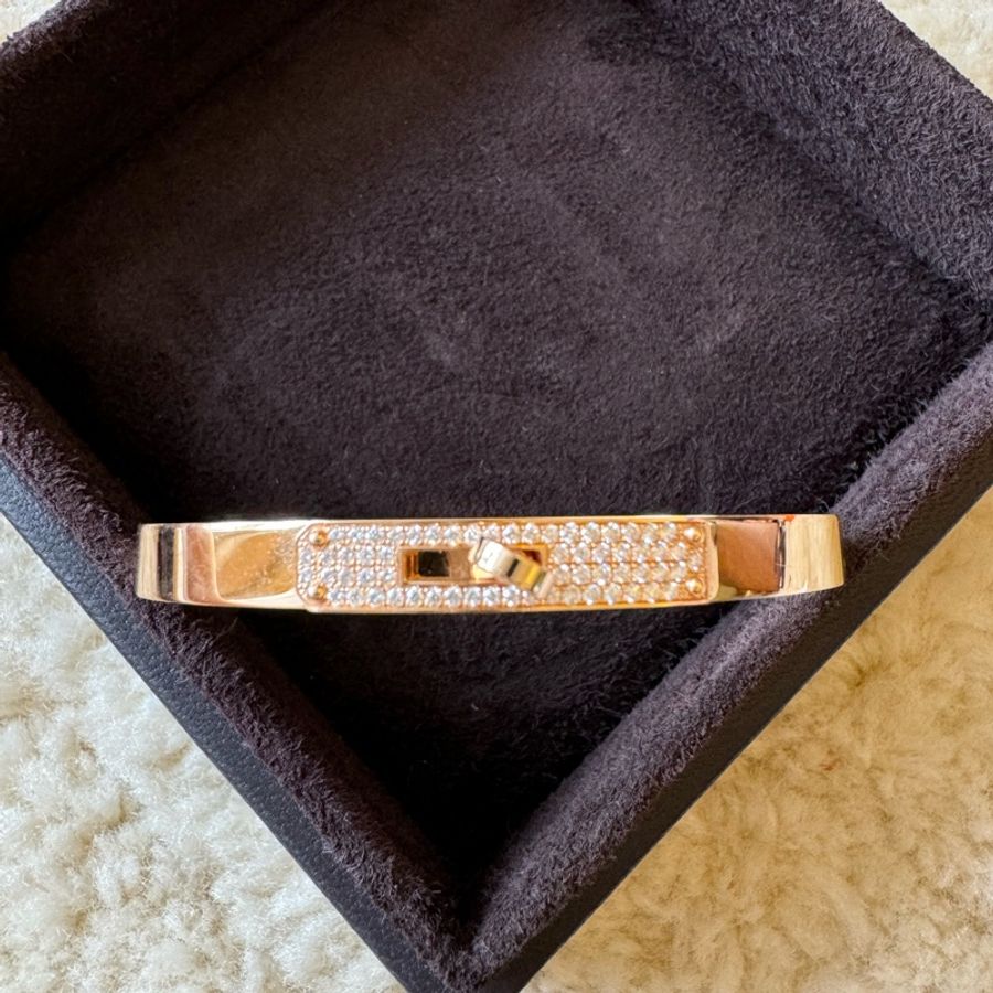 Hermès kelly 手環/半鑽-2