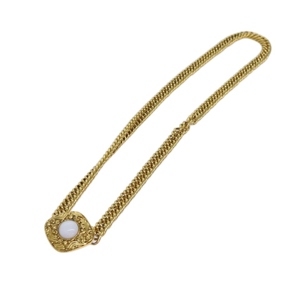 【日本直送】香奈兒 (CHANEL) 鏈珍珠腰帶,金屬金 CC 認證 bs13679-0