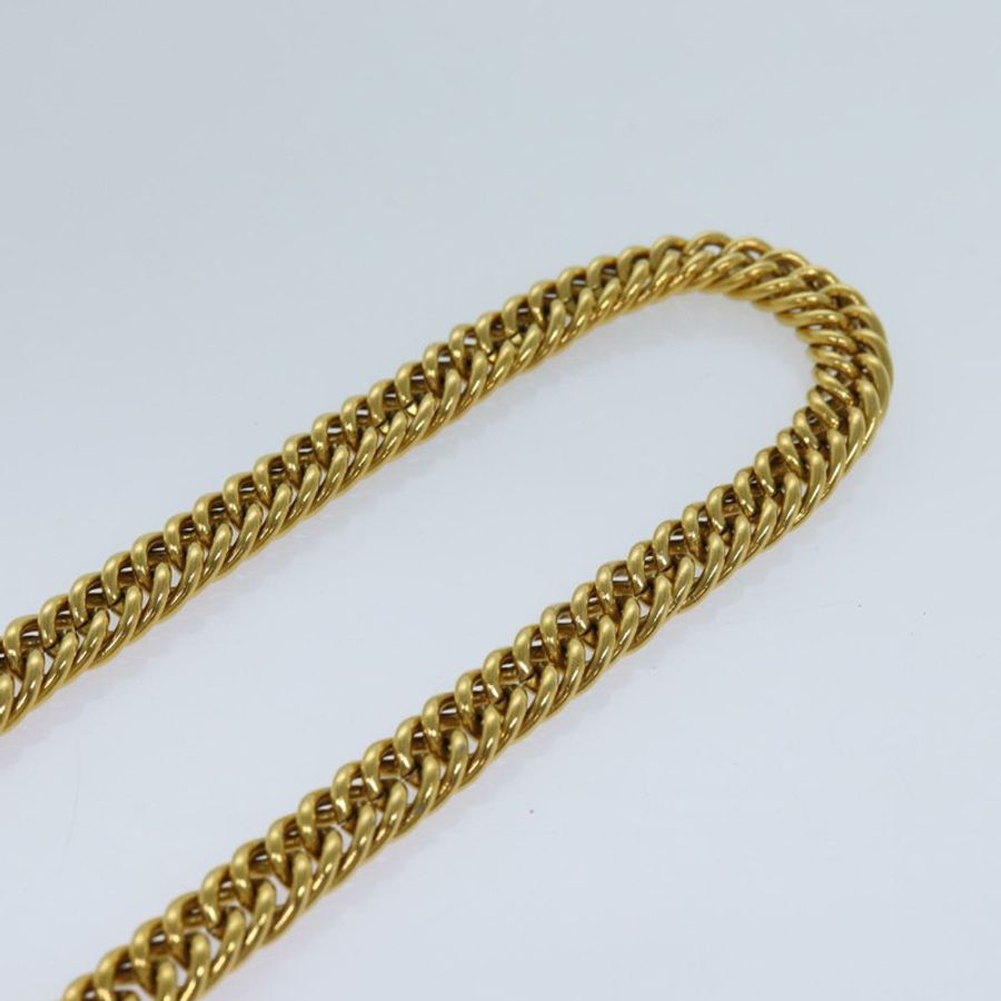 【日本直送】香奈兒 (CHANEL) 鏈珍珠腰帶,金屬金 CC 認證 bs13679-3