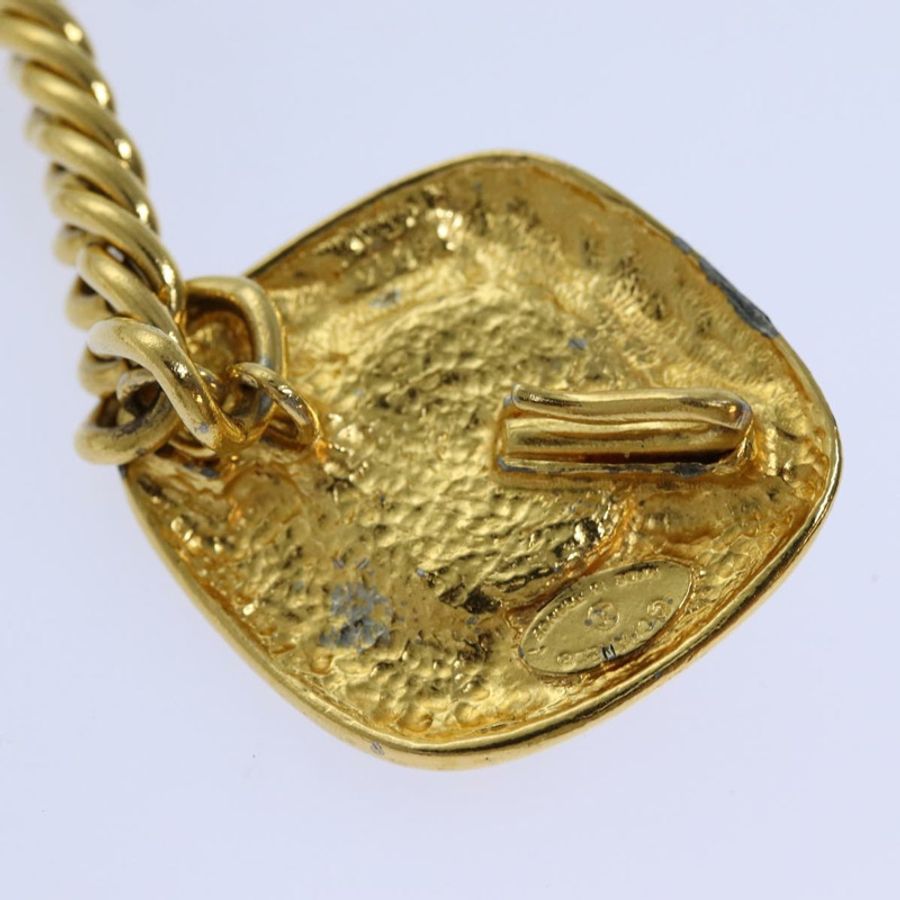 【日本直送】香奈兒 (CHANEL) 鏈珍珠腰帶,金屬金 CC 認證 bs13679-5