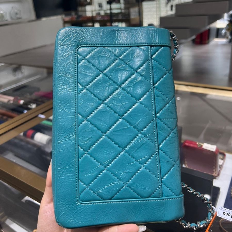 Chanel tiffany blue鏈條包-4