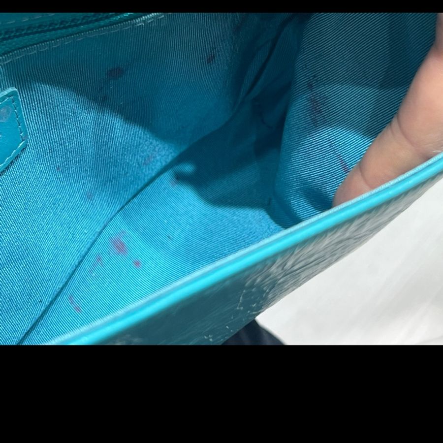 Chanel tiffany blue鏈條包-5