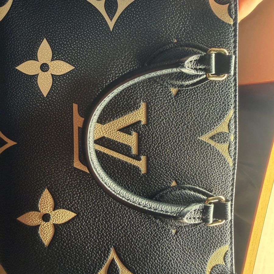 Louis Vuitton ONTHEGO PM 黑米色 耐髒不染色 LV-5