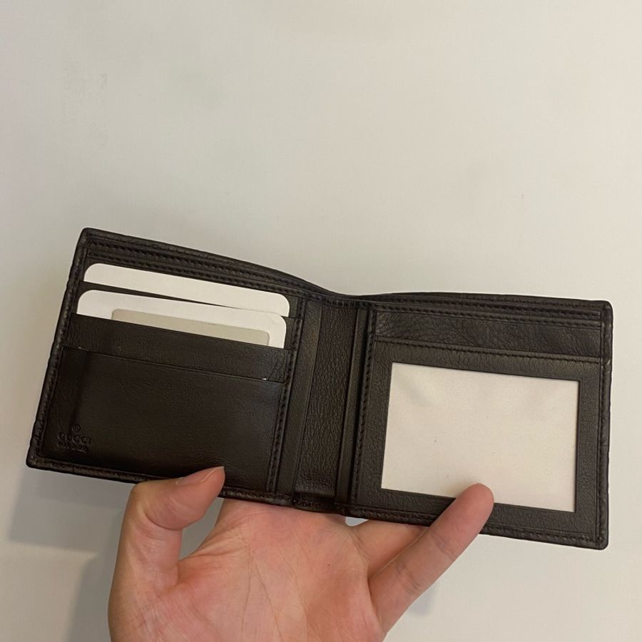 Gucci 短皮夾 照片格-1