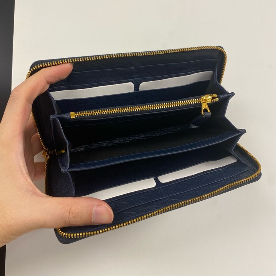 balenciaga CITY 長夾 海軍藍-2