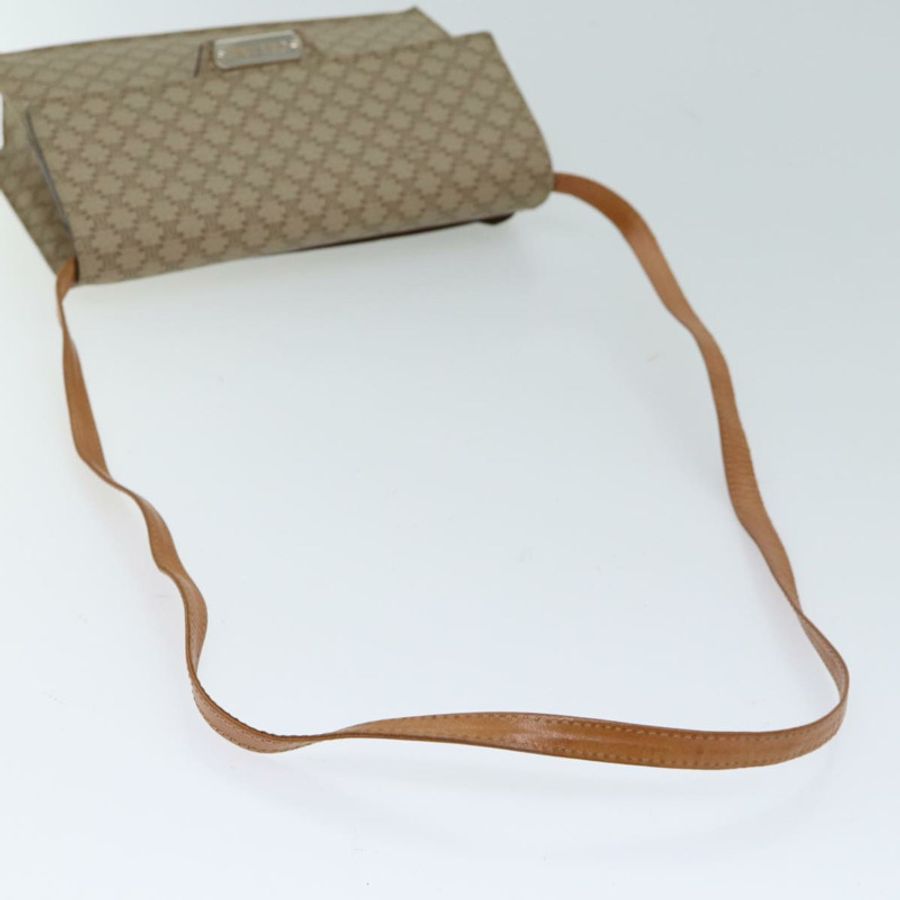【日本直送】CELINE Macadam帆布肩背包,塗佈帆布,米色,正品 71054-6