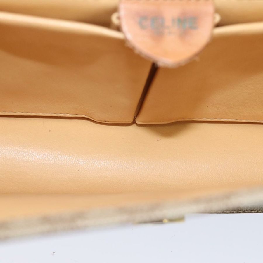 【日本直送】CELINE Macadam帆布肩背包,塗佈帆布,米色,正品 71054-9