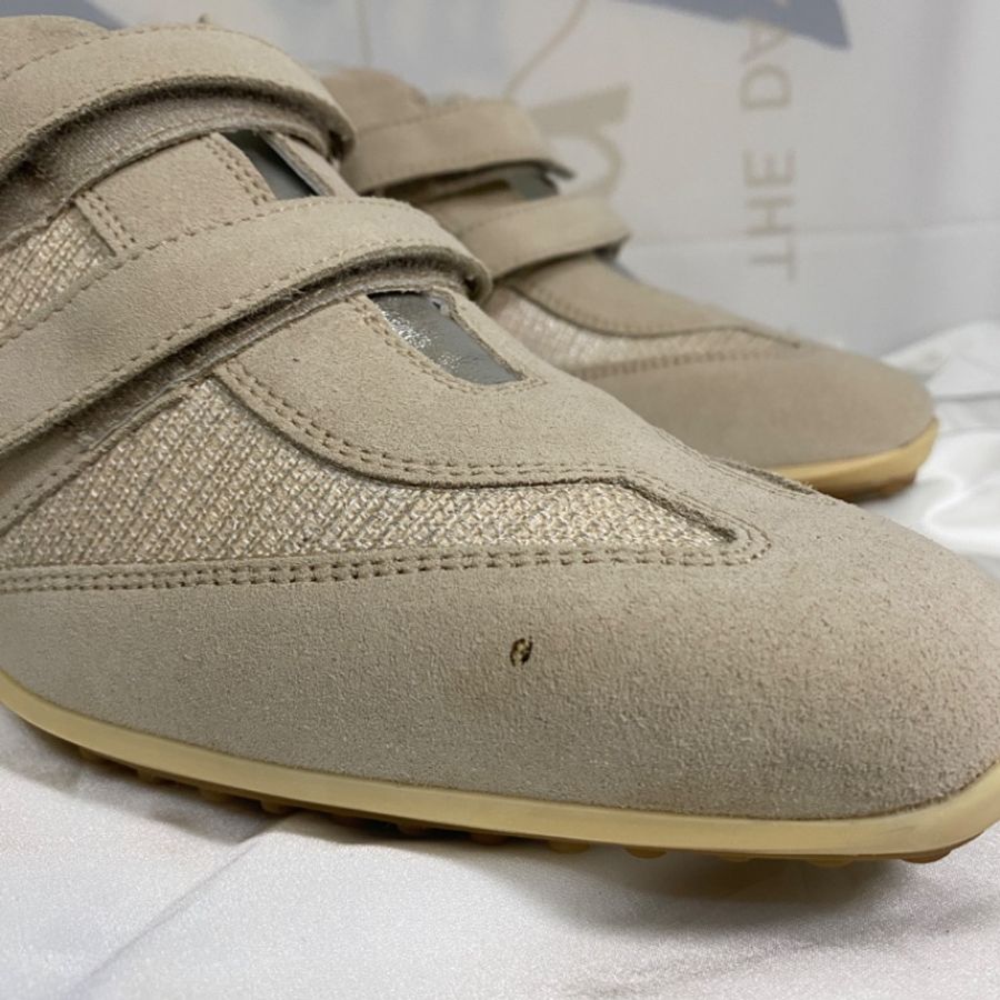 《全新連盒子全部都在》TOD's 米色休閒鞋-11