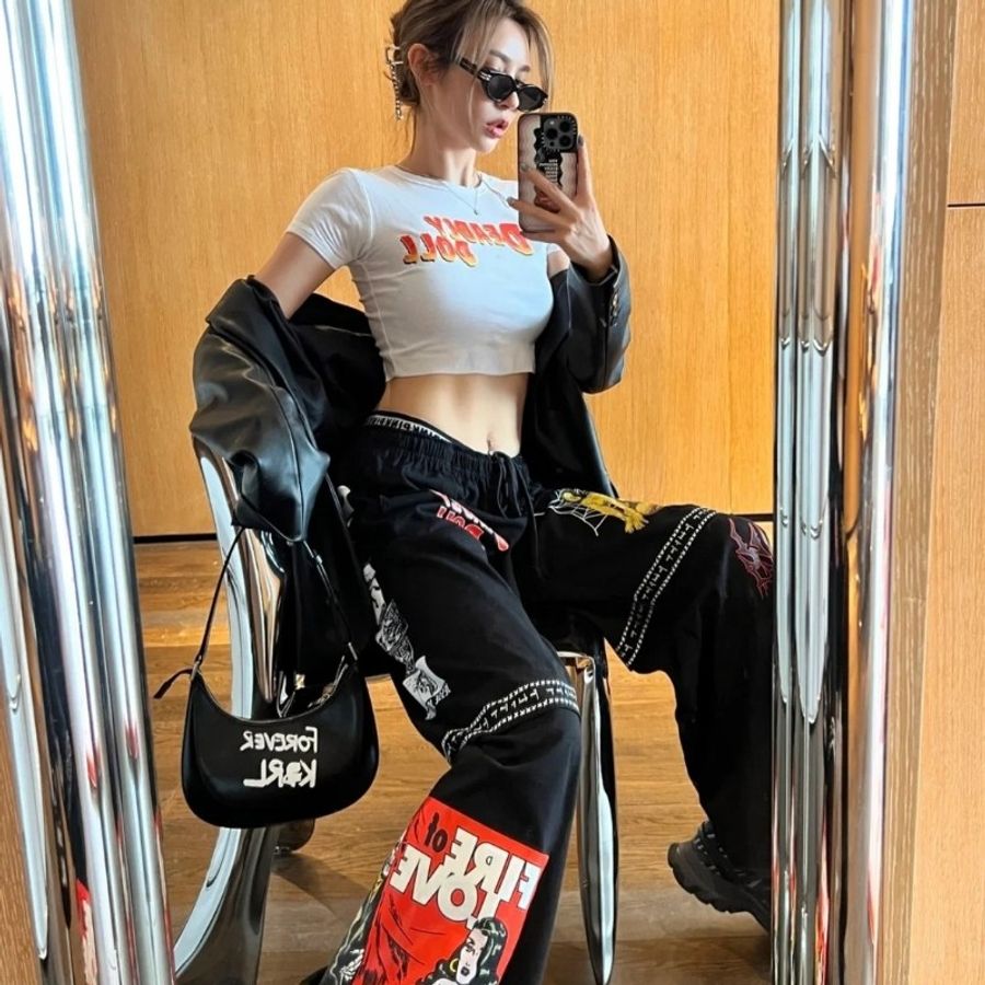 Chrome Hearts x Deadly doll聯名款褲子-4