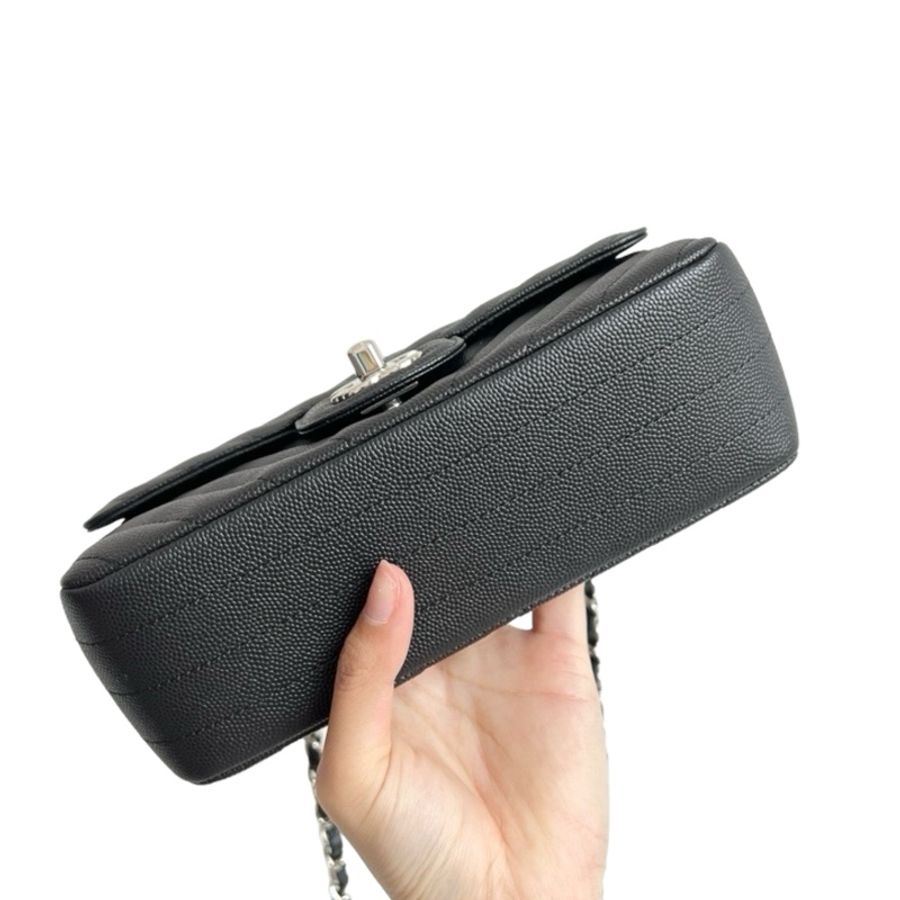 Chanel Caviar 20cm 銀扣-3