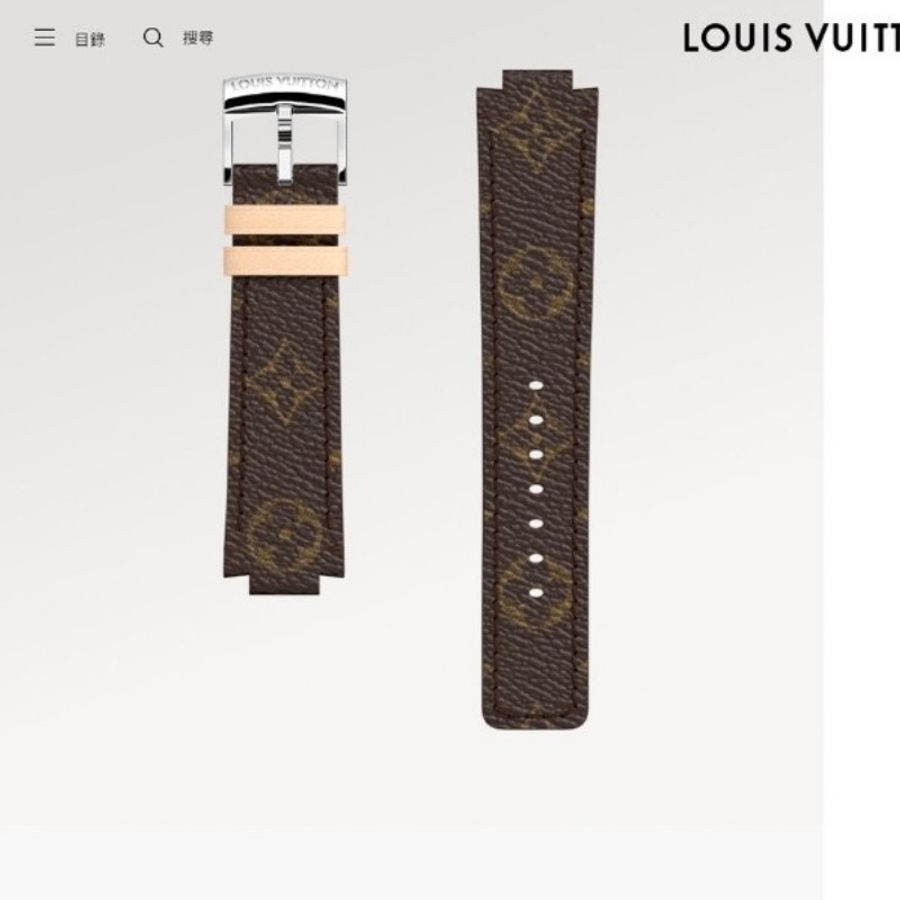 Louis vuitton 路易威Tambour Monogram帆布錶帶-7
